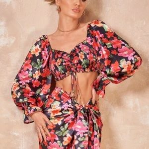 Floral Crop Top